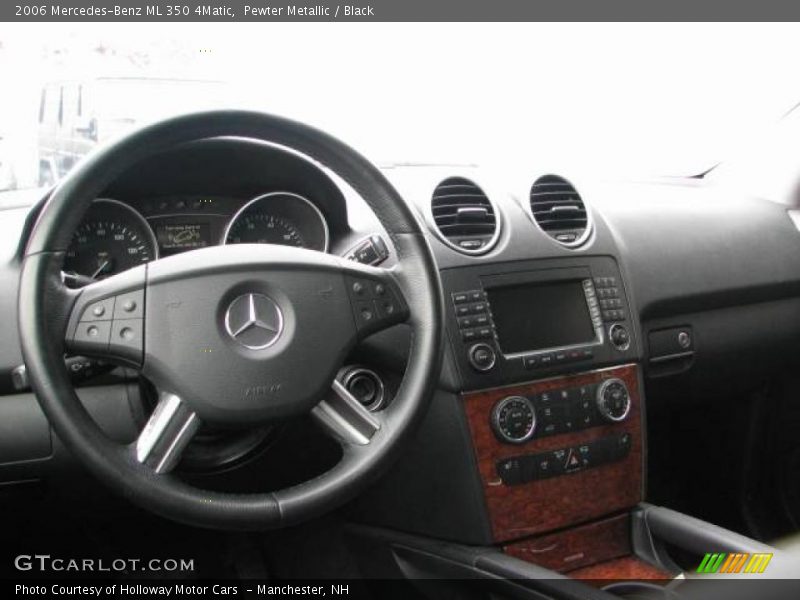 Pewter Metallic / Black 2006 Mercedes-Benz ML 350 4Matic