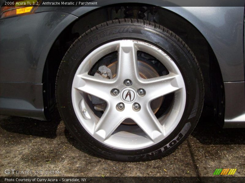 Anthracite Metallic / Parchment 2006 Acura TL 3.2
