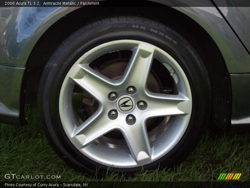 Anthracite Metallic / Parchment 2006 Acura TL 3.2