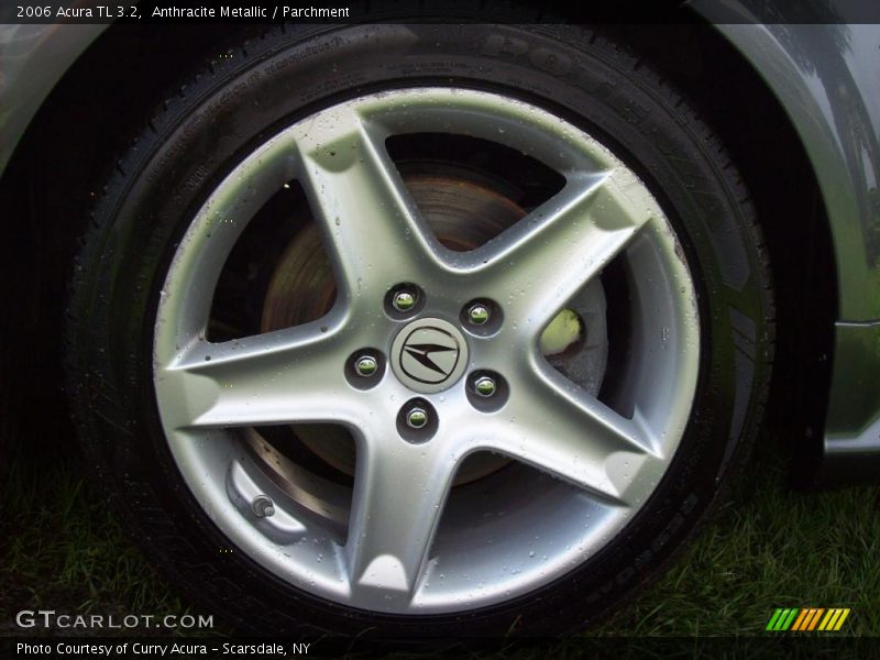 Anthracite Metallic / Parchment 2006 Acura TL 3.2