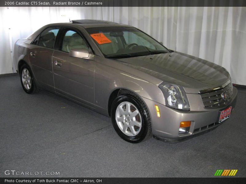 Radiant Bronze / Cashmere 2006 Cadillac CTS Sedan