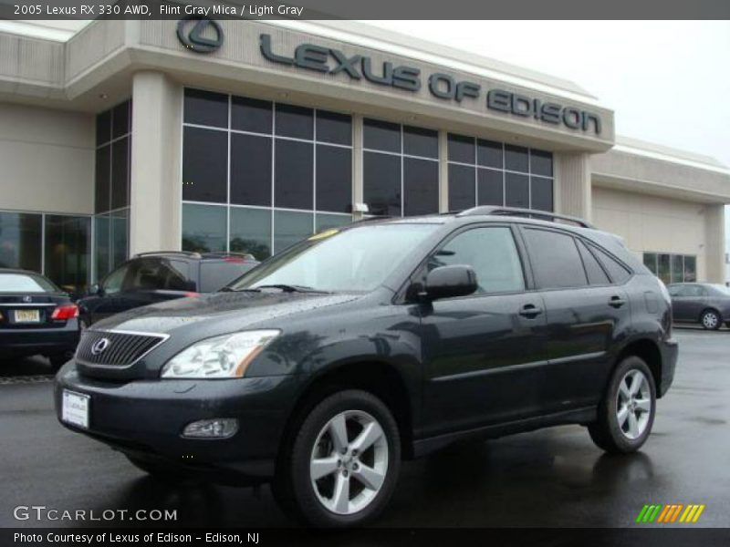 Flint Gray Mica / Light Gray 2005 Lexus RX 330 AWD