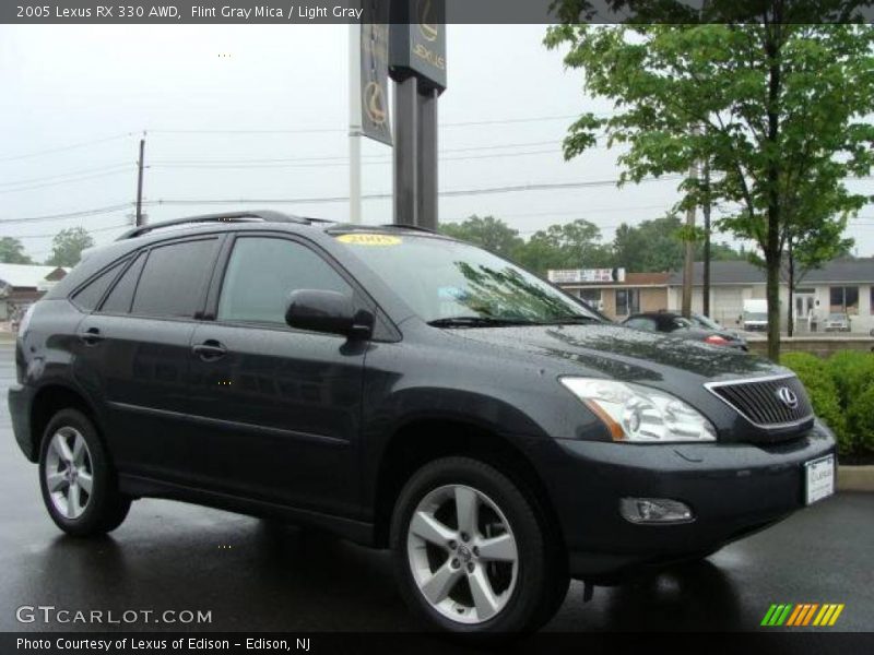 Flint Gray Mica / Light Gray 2005 Lexus RX 330 AWD