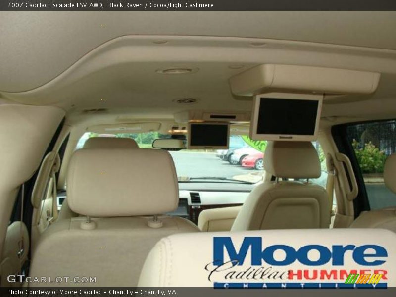 Black Raven / Cocoa/Light Cashmere 2007 Cadillac Escalade ESV AWD
