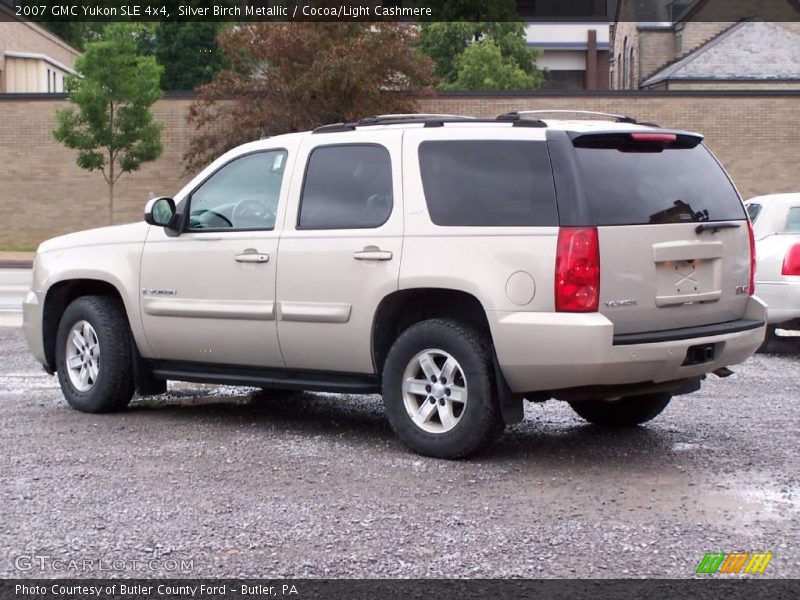 Silver Birch Metallic / Cocoa/Light Cashmere 2007 GMC Yukon SLE 4x4