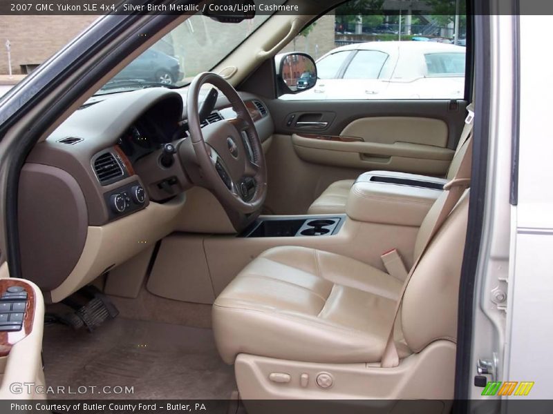 Silver Birch Metallic / Cocoa/Light Cashmere 2007 GMC Yukon SLE 4x4