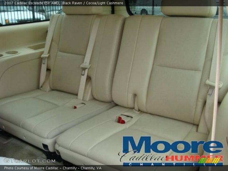 Black Raven / Cocoa/Light Cashmere 2007 Cadillac Escalade ESV AWD