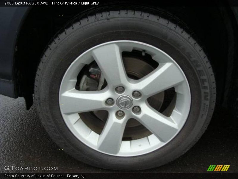 Flint Gray Mica / Light Gray 2005 Lexus RX 330 AWD