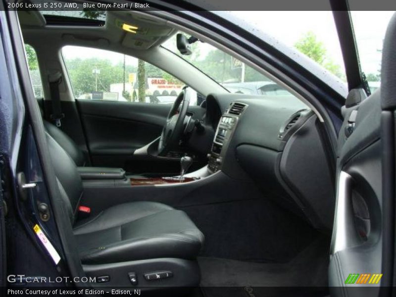 Blue Onyx Pearl / Black 2006 Lexus IS 250 AWD