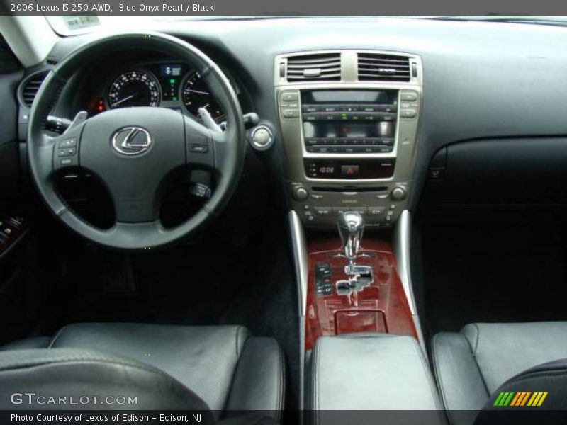 Blue Onyx Pearl / Black 2006 Lexus IS 250 AWD