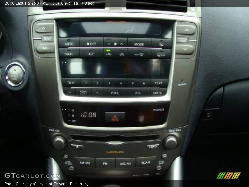 Blue Onyx Pearl / Black 2006 Lexus IS 250 AWD