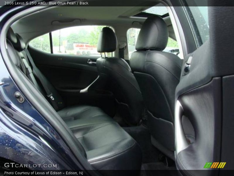 Blue Onyx Pearl / Black 2006 Lexus IS 250 AWD