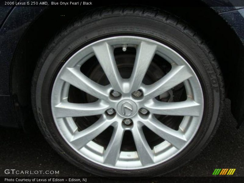 Blue Onyx Pearl / Black 2006 Lexus IS 250 AWD