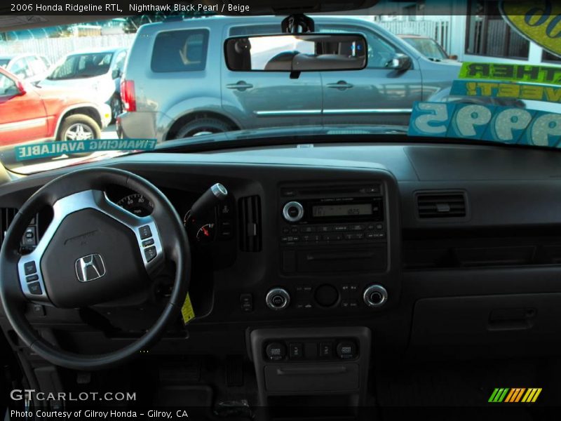 Nighthawk Black Pearl / Beige 2006 Honda Ridgeline RTL