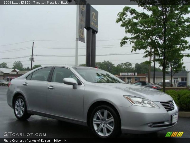 Tungsten Metallic / Black 2008 Lexus ES 350