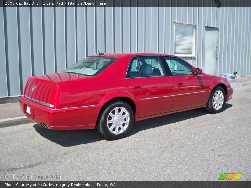 Crystal Red / Titanium/Dark Titanium 2008 Cadillac DTS