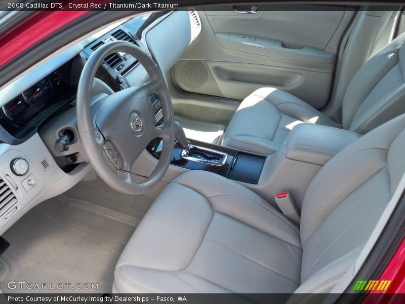 Crystal Red / Titanium/Dark Titanium 2008 Cadillac DTS