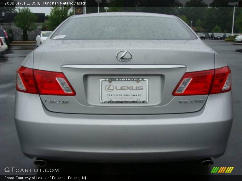 Tungsten Metallic / Black 2008 Lexus ES 350