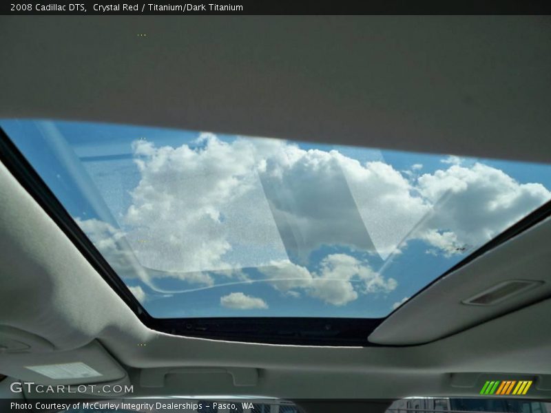 Crystal Red / Titanium/Dark Titanium 2008 Cadillac DTS