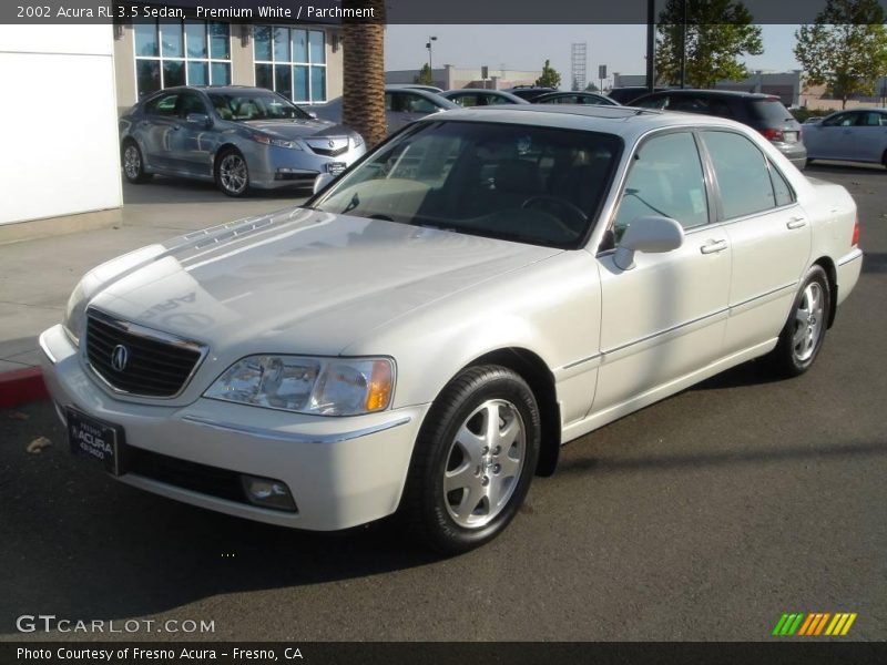 Premium White / Parchment 2002 Acura RL 3.5 Sedan