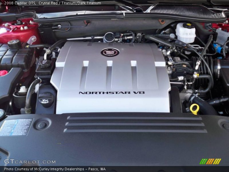 Crystal Red / Titanium/Dark Titanium 2008 Cadillac DTS