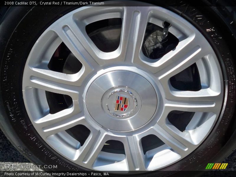 Crystal Red / Titanium/Dark Titanium 2008 Cadillac DTS