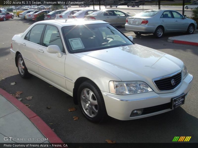 Premium White / Parchment 2002 Acura RL 3.5 Sedan