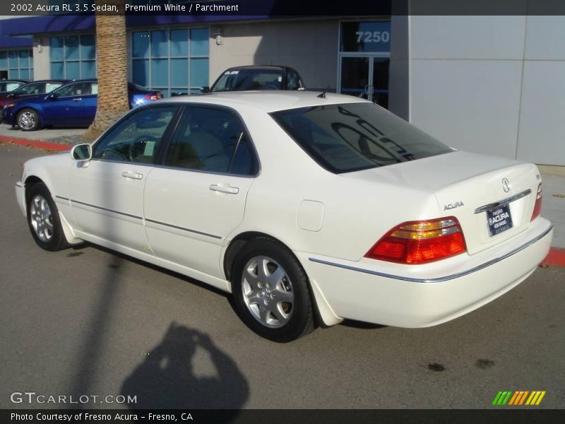 Premium White / Parchment 2002 Acura RL 3.5 Sedan