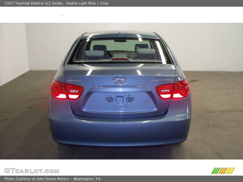 Seattle Light Blue / Gray 2007 Hyundai Elantra GLS Sedan