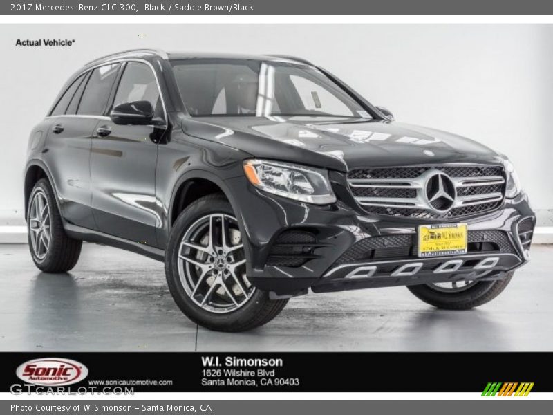 Black / Saddle Brown/Black 2017 Mercedes-Benz GLC 300