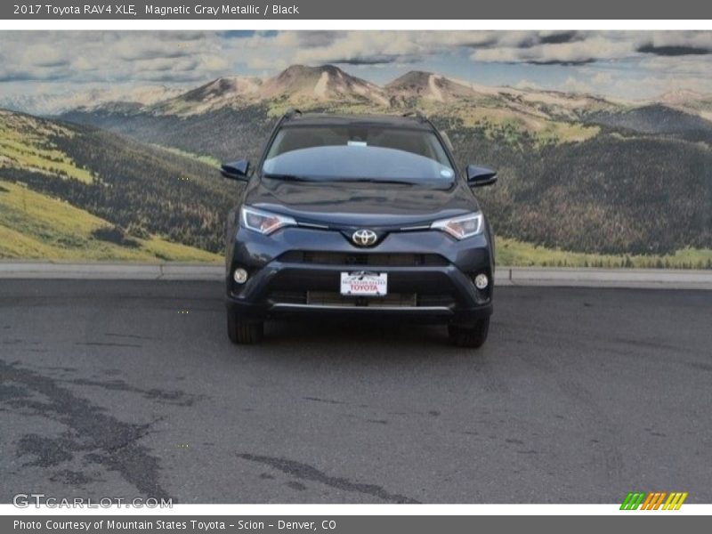 Magnetic Gray Metallic / Black 2017 Toyota RAV4 XLE