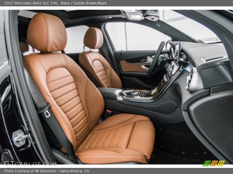 Black / Saddle Brown/Black 2017 Mercedes-Benz GLC 300