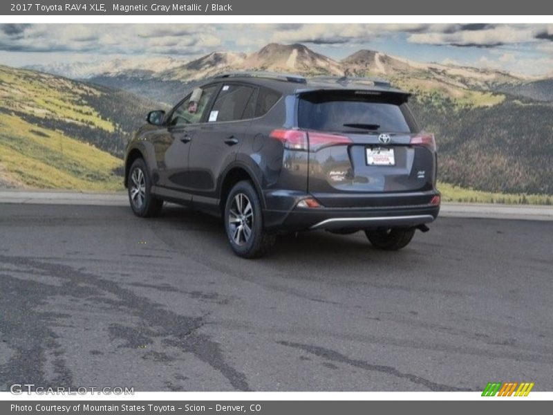 Magnetic Gray Metallic / Black 2017 Toyota RAV4 XLE