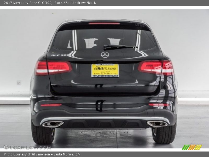 Black / Saddle Brown/Black 2017 Mercedes-Benz GLC 300