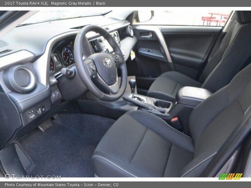 Magnetic Gray Metallic / Black 2017 Toyota RAV4 XLE