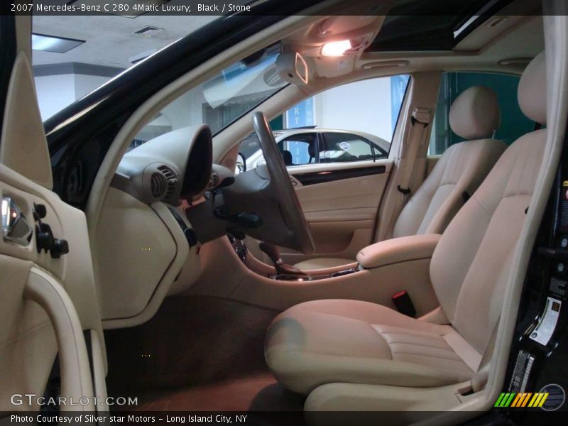 Black / Stone 2007 Mercedes-Benz C 280 4Matic Luxury
