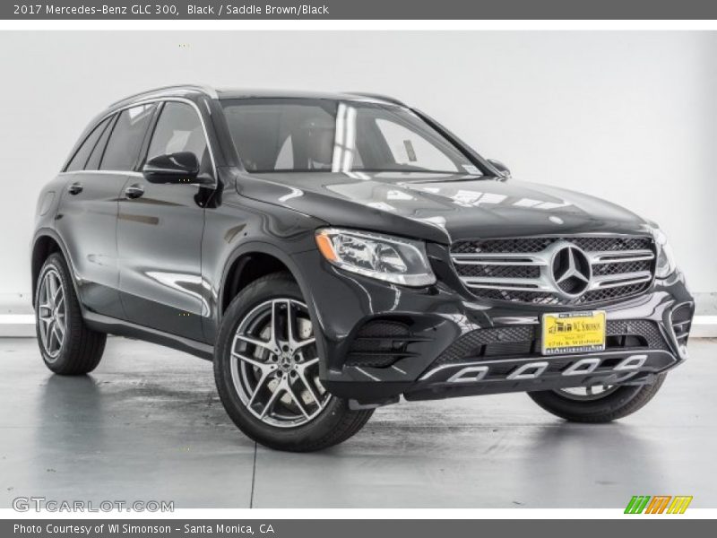 Black / Saddle Brown/Black 2017 Mercedes-Benz GLC 300