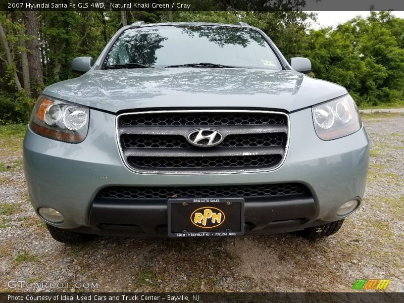 Natural Khaki Green / Gray 2007 Hyundai Santa Fe GLS 4WD