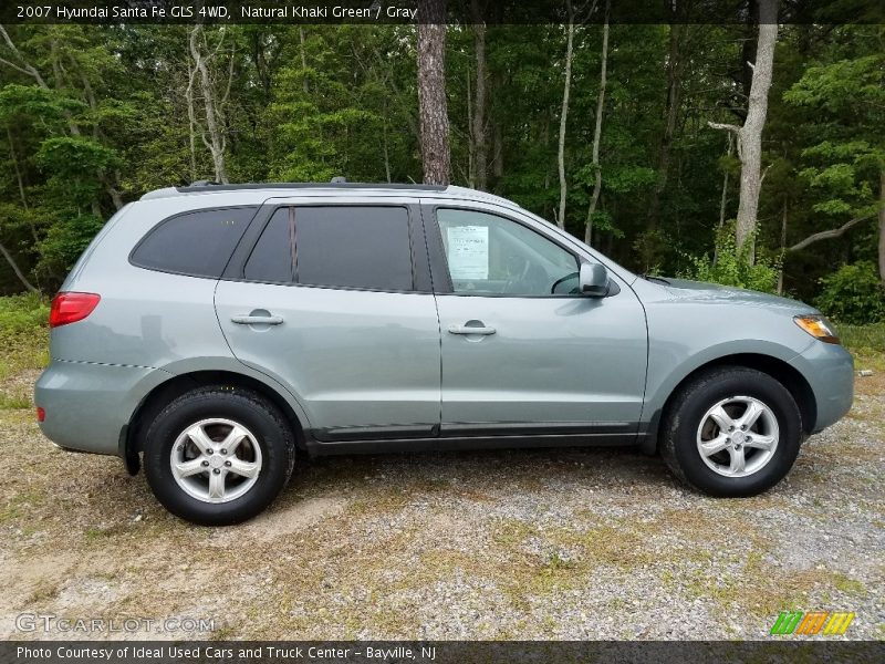 Natural Khaki Green / Gray 2007 Hyundai Santa Fe GLS 4WD