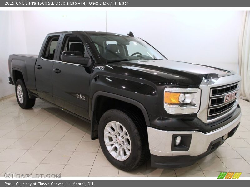 Onyx Black / Jet Black 2015 GMC Sierra 1500 SLE Double Cab 4x4