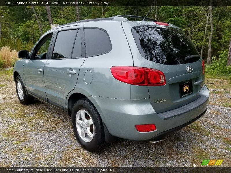 Natural Khaki Green / Gray 2007 Hyundai Santa Fe GLS 4WD