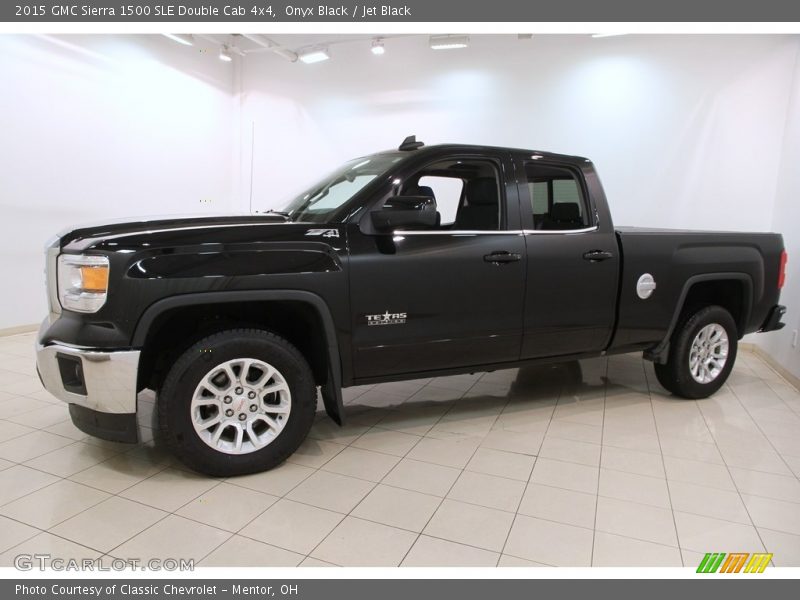 Onyx Black / Jet Black 2015 GMC Sierra 1500 SLE Double Cab 4x4