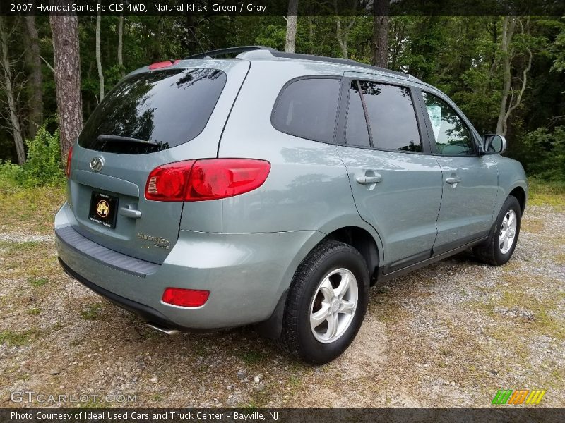 Natural Khaki Green / Gray 2007 Hyundai Santa Fe GLS 4WD