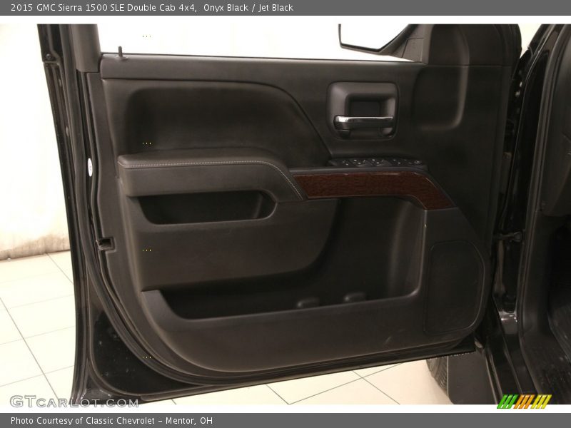 Onyx Black / Jet Black 2015 GMC Sierra 1500 SLE Double Cab 4x4