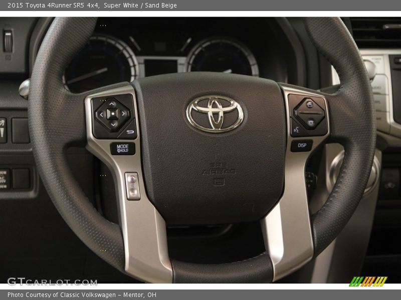 Super White / Sand Beige 2015 Toyota 4Runner SR5 4x4