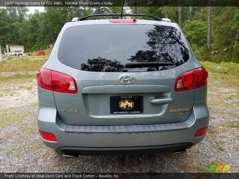 Natural Khaki Green / Gray 2007 Hyundai Santa Fe GLS 4WD