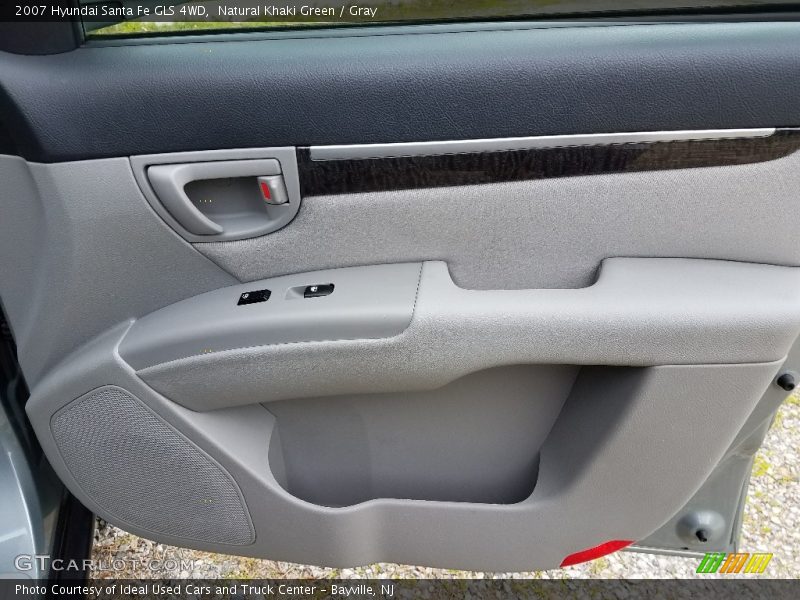 Natural Khaki Green / Gray 2007 Hyundai Santa Fe GLS 4WD