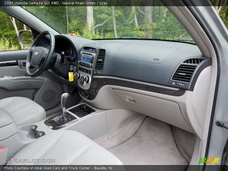 Natural Khaki Green / Gray 2007 Hyundai Santa Fe GLS 4WD