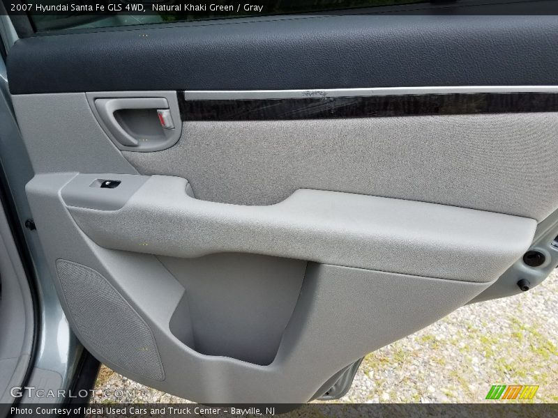 Natural Khaki Green / Gray 2007 Hyundai Santa Fe GLS 4WD