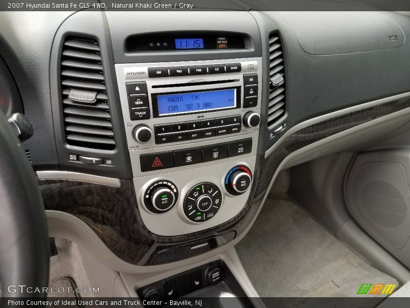 Natural Khaki Green / Gray 2007 Hyundai Santa Fe GLS 4WD